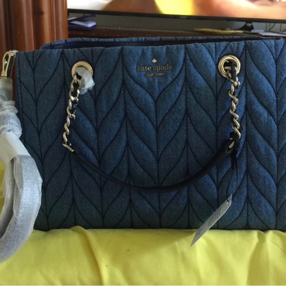 Kate spade denim purse (NWT)